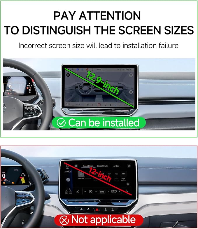 Qi2.2 Max 25W Fast Wireless Car Charger Phone Holder for Volkswagen ID.4 2024 2025 2026 / VW ID.Buzz 2025 2026 12.9-Inch Screen, Magnetic Phone Mount Compatible with MagSafe