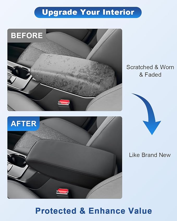 CDEFG for 2026 Subaru Forester Center Console Cover for 2026 Subaru Forester (Touring/Wilderness/Premium) Accessories Armrest Cover Middle Console Arm Rest Protector