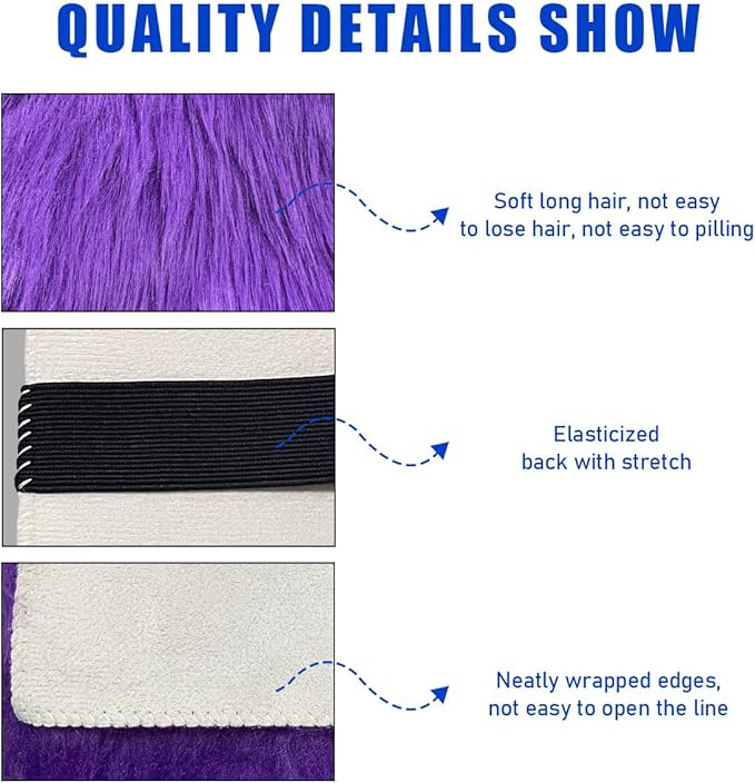 Furry Car Center Console Cover, 11.8"×7.9" Sheepskin Wool Armrest Box Cushion Pad, Comfort Soft Auto Center Console Protector, Interior Decor Accessories for Most Vehicles (Dark Purple)