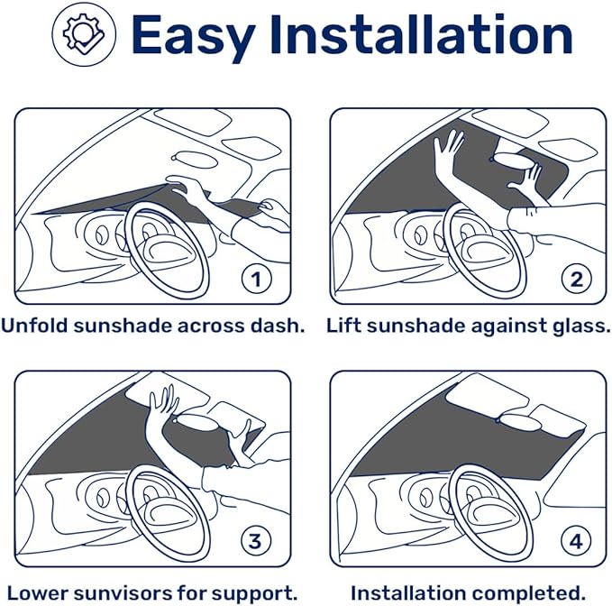 GENANY Horror Movie Character Windshield Sun Shade for Electric Vehicle (59x37 inches), Shades for Front Windows, Sunshade for Car Windshield, Protector Blocks UV, Car Decor