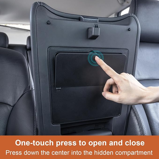 PIMCAR 3-Piece Center Console Organizer Set for 2023-2026 Honda Pilot, 2024-2026 Honda Passport/Ridgeline Accessories, Armrest Hidden Storage Box & Divider ABS Material Interior Accessories