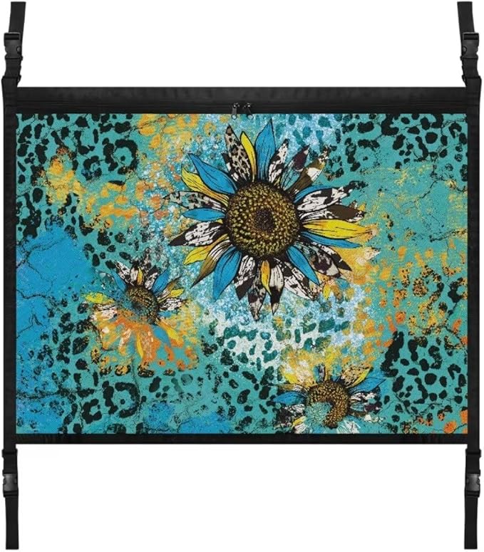 Sunflower Spot Car Roof Storage Bag Auto Seat Storage Hanging Bag All Car Storage Organizers Vehicle Passenger Seat Organization and Storage for Kids Adults