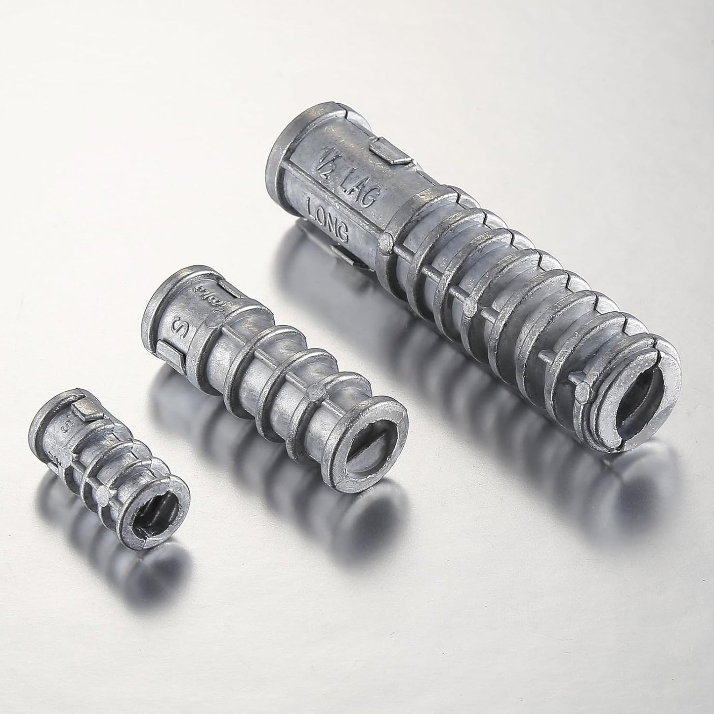 Wensilon(30pcs) 1/4 * 1 Lag Shield Anchor Long Zinc Alloy Bolts Concrete Anchors, Zinc Alloy Masonry Anchors Hole
