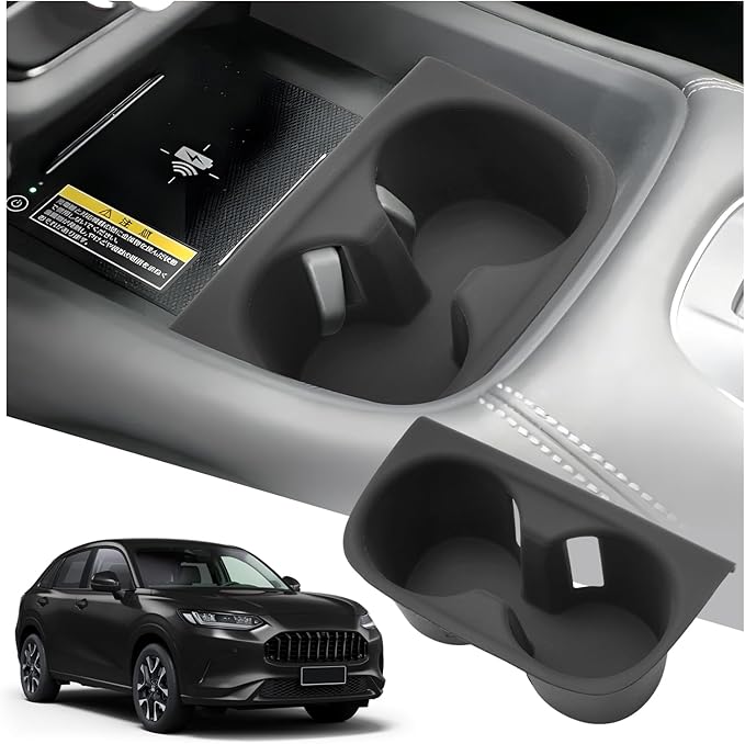 SXCY for 2025 2026 2027 Honda HRV Cup Holder Insert for 2023-2025 2026 2027 Honda HRV Accessories 2026 2027 HR-V Cup Holder Limiter Silicone Drink Holder Adapter Non-Slip Drink Stopper Stabilizer
