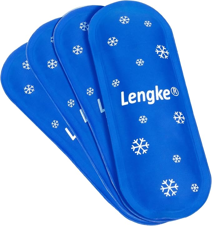 Leng Ke Ice Packs, TSA Approved Ice Packs for Insulin Cooler Travel Case (4 Packs)