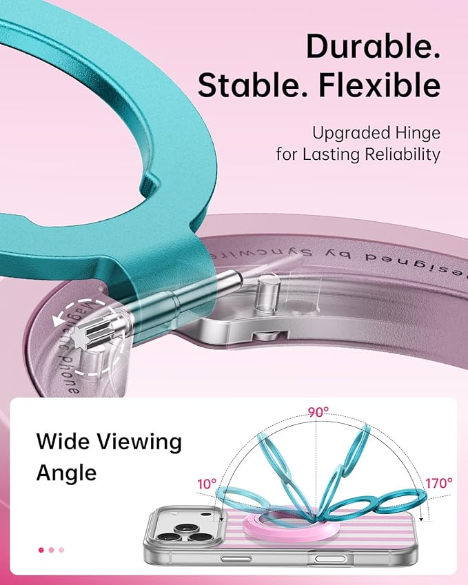 SYNCWIRE for MagSafe Phone Grip, Valentine's Galentine's Day Birthday Gifts for Her Women Mom Girlfriend Best Friends Sister Wife Teen Girl Magnetic Phone Ring Holder Kickstand