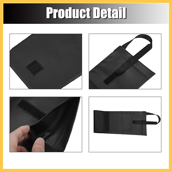 Multifunction Car Truck Back Seat Umbrella Storage Holder Hanging Waterproof Organizer Bag Faux Leather Auto Replacement Parts
