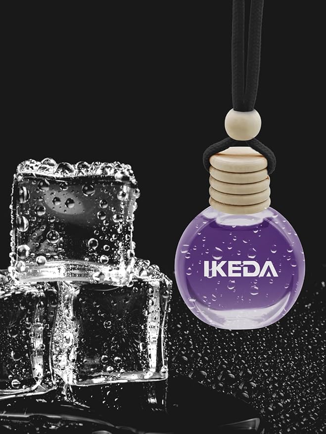 Ikeda Car Air Freshener: Hanging Car Smell Air Freshener | 10ml Hanging Car Perfume | Long Lasting Fragrance | Strong Scents Diffuser for Auto Home (Dusk)