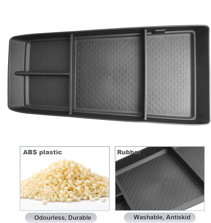 SKTU 2025 2026 Chevy Equinox Center Console Organizer for 2025 2026 Chevrolet Equinox Lower Center Console Tray 2025 2026 Chevy Equinox Accessories 2025 2026 Chevy Equinox Under Console Organizer