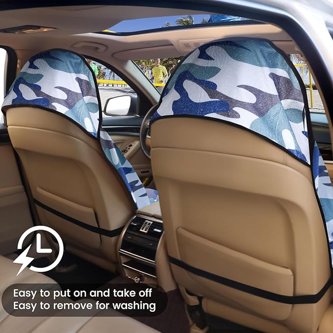 Car Seat Covers 1 Pack Waterproof Towel Car Seat Cover Universal Fit for Most Trucks SUV Fitness Athletes Pets Gym and Water Sport，Camouflage