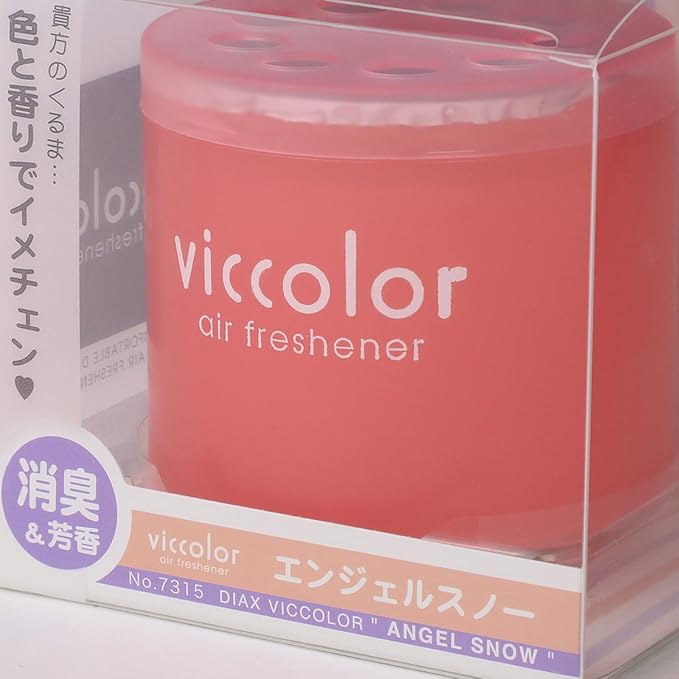 Auto Dynasty VicColor Gel Based Japanese Under-The-Car Air Refresher/Odor Eliminator Can (Angel Snow Scented)