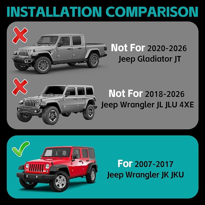 Front & Rear Door Pocket Cup Holder Organizer Compatible with 2007-2018 Jeep Wangler JK JKU Rubicon Sahara Accessories, Metal Door Side Insert Storage Box Expansion Accessories