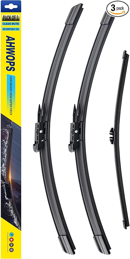 3 Wiper Front and Rear Wiper Blades for Ford Edge MK2 2015-2023, Ford Endura 2015-2019, OE Original Style (28″/28″ Front/15″ Rear) For My Car