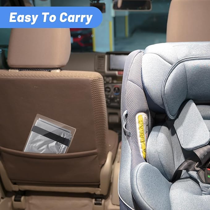 U0U 2PCS Car Seat Sun Shade Cover,Baby Car Seat Heat Protector to Keep Toddler Seat at a Cool Temperature,Reflective Car Seat Covers Shield from Heat and UV Sunlight