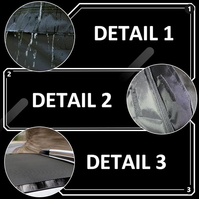 Waterproof Car Roof Cargo Bag 420d Oxford Fabric Auto Rooftop Carrier Large Capacity Dustproof Sunproof Storage for Travel and Outdoor Vehicle Use