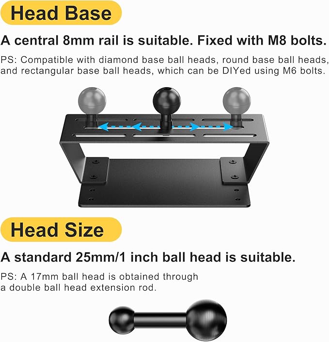 Surfcabin Dash Mount Phone Holder Compatible with 2015-2020 F150 2017-2022 F250 F350 Metal Cellphone Mounting Bracket Stand for Most CellPhones