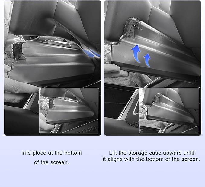 Under Screen Storage Organizer for Tesla Model 3 (2024-2026) & Model Y (2025-2026) – Center Console Tray for Highland & Juniper, Tesla Accessories