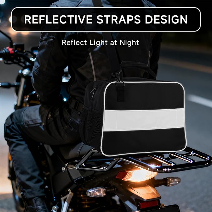 Motorcycle Helmet Bag with Shoulder Strap, Large Water-Resistant Helmet Storage Bag, Carry-Friendly for Motorcycle Bike Welding Helmets
