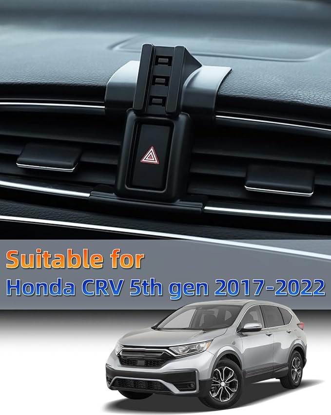 PZK Car Phone Mount for Honda CRV CR-V 2017 2018 2019-2020 2021 2022 Accessories 5th Gen CRV Custom Air Vent Phone Holder Magnetic 15W Fast Wireless Charger 360° Rotation Automobile Cradles
