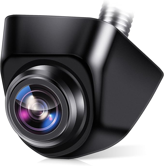 GLK Backup Camera - AHD 1080P Wide Angle Reverse Camera, Night Vision IP69K Waterproof Rear View Camera for 12-24V Car Vehicle SUV RV, Adjust Angle Left and Right, Up and Down, 4pin Connector