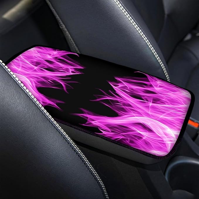 Auto Center Console Pad Fire Car Armrest Cushion Covers, Protect from Pet Claws, Dirt, and Sticky Fingers