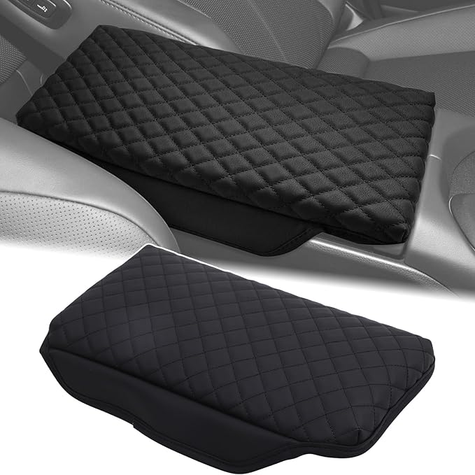 Aunginsy Leather Center Console Protector Cover Compatible with Toyota Crown Signia 2025/Crown 2023-2026, Car Center Console Armrest Seat Box Cover Cushion Lid Pad Waterproof Anti-Scratch Accessories