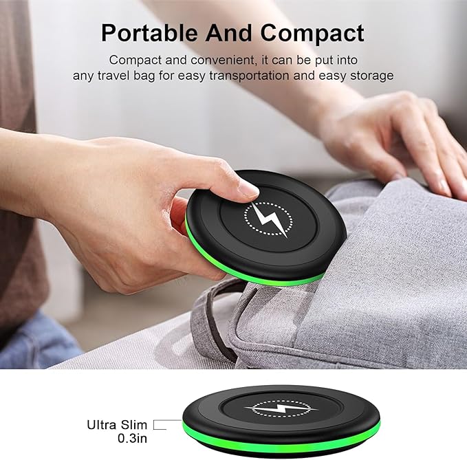 15W for Google Wireless Charger Compatible Google Pixel 10a 10 10 Pro XL /9A/9Pro Fold/9 Pro XL/9/8/8A/8 Pro/7,2 Pack Android Fast Charging Pad Samsung Wireless Charging Station for Galaxy S26 Ultra
