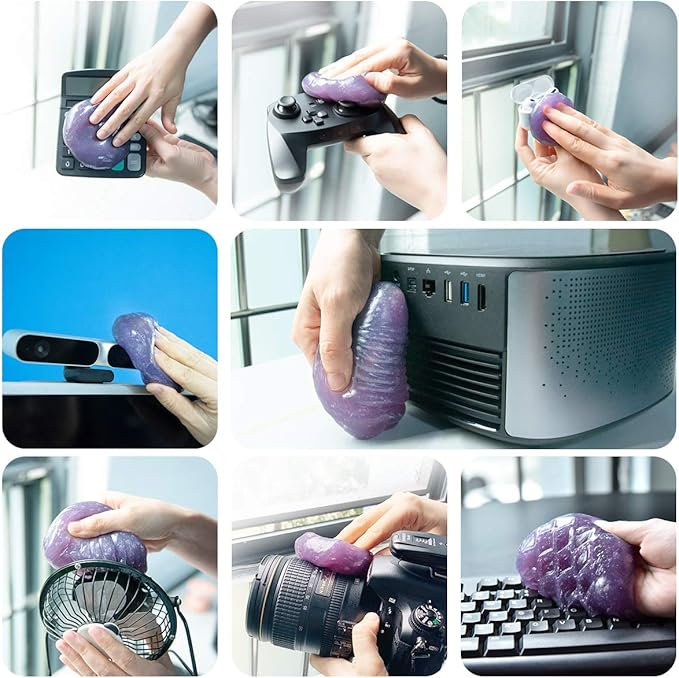ASFSKY Car Cleaning Gel for Car Detailing Car Vent Cleaner Car Crevice Cleaner Keyboard Cleaner Cleaning Putty Dust Remover