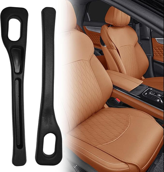 2 Pack Car Seat Gap Filler with Phone Holder, Universal No Drop Seat Guard Gap Seam Filler Organizer, Easy Install for Cars, Durable Non-Slip Material, Perfect for Car, Perfect for Car, Truck, SUV