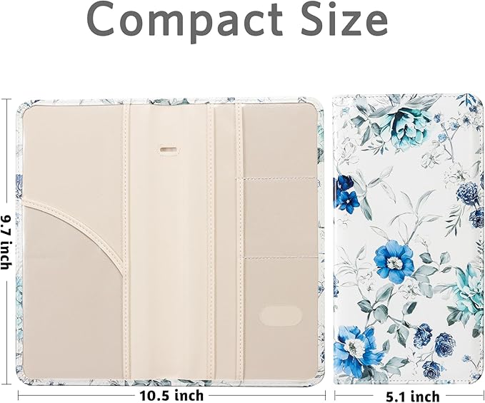 CoBak Car Registration and Insurance Holder - Vehicle Glove Box Car Organizer,Auto Truck Comparment Accessories Case with Magnetic Closure for Driver License,Cards