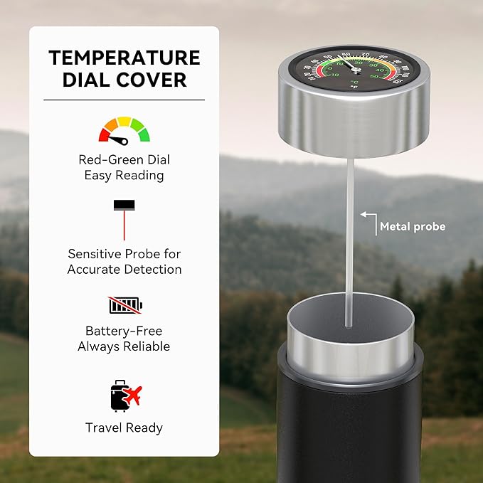 DISONCARE Odyssey 60H Insulin Cooler | Holds 3 Pens, Travel Case with Temperature Dial Cover, TSA-Approved Battery-Free Design, QR Medical Tag (Jet Black)