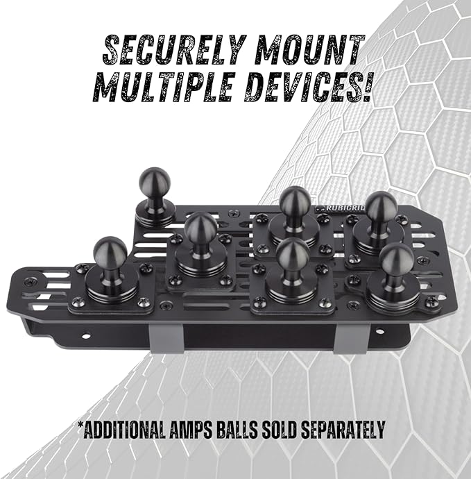 Bulletpoint RubiGrid Metal Dash Mount Phone Holder Compatible with 2022+ Toyota Tundra & 2023+ Toyota Sequoia (Spring-Loaded)