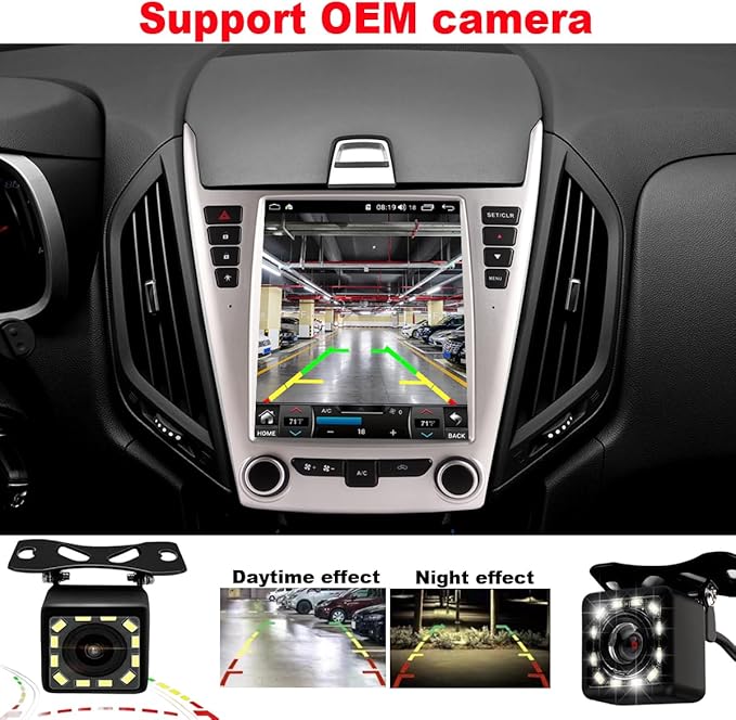 QLED 8-Core CPU Radio Upgrade for Chevy Chevrolet Equinox LS LT 2010 2011 2012 2013 2014 2015,IPS Touch Screen,CarPlay Android Auto Ready,Back Camera inclded