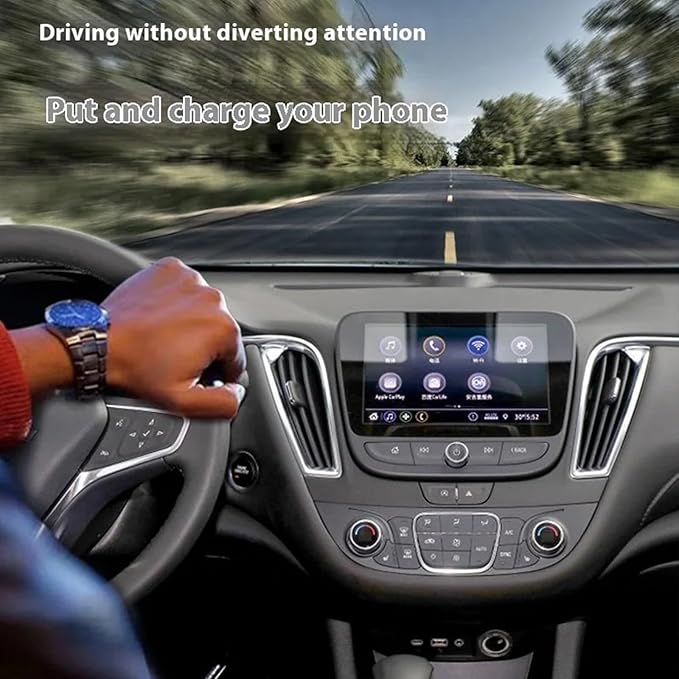 for Chevrolet Malibu XL 2016-2021 Car Center Console Phone Charger Fast Wireless Charger Charging Plate Charging Holder