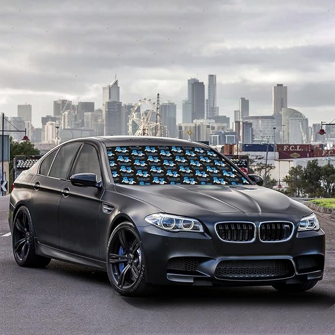 Socira Funny Six Seven Car Windshield Sunshade Umbrella Foldable Umbrella Sun Shade Windshield Cover Sunshade Car Accessories Blocks Uv Rays Keeps Cool (57" X 30")