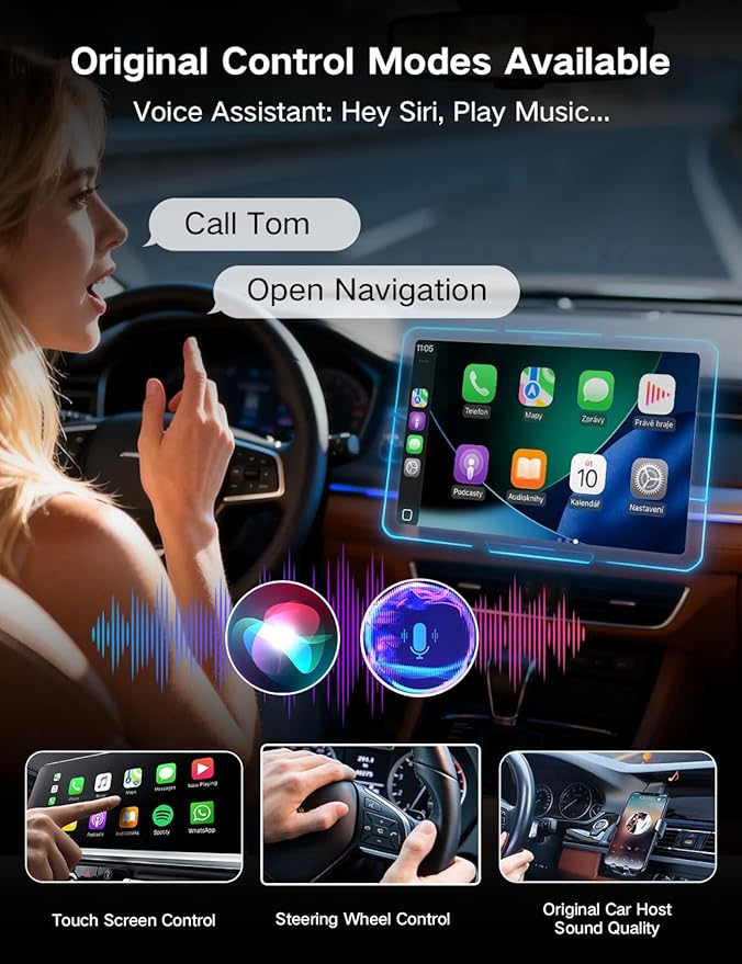Kairiyard Wireless CarPlay Adapter for iPhone and Android Auto, 2-in-1 Convert Wired to Wireless Car Play Adapter, Plug and Play, No Latency, Fast and Stable Auto Connect, with USB/USB-C