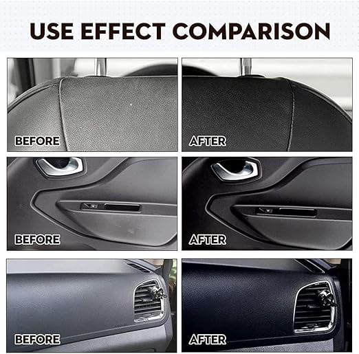 Crystal Coating for Car, Plastic Parts Refresher, Great Gloss Protection (3PCS)