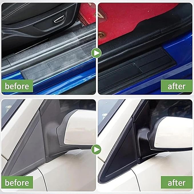 Car Trim Restorer – Dashboard Renewal Paste, Automotive Detailing Supplies | Coating Repair, Long Lasting Shine Protection Metal Plating Parts Minor Scratch Removal Vehicles Headlights Care