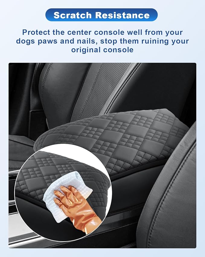 CDEFG for 2026 RDX Center Console Cover for 2025 2026 RDX Accessories Armrest Pad Middle Console Pad Arm Rest Cushion Leather Cover
