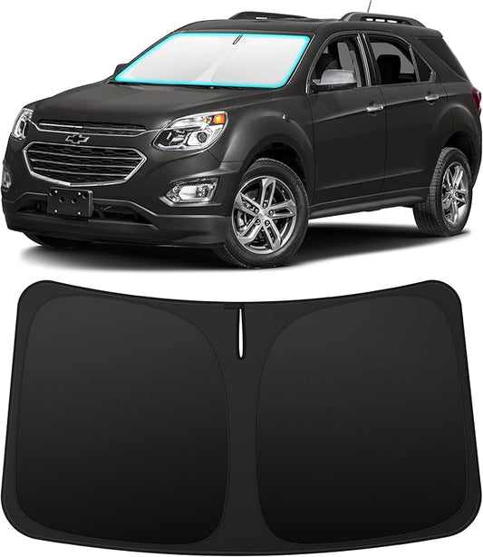 INSAUTO Custom Fit Windshield Sun Shade Accessories for Chevrolet/Chevy Equinox 2010-2017, Foldable Front Window Sunshade, UV & Heat Reflector, Keeps Interior Cool, Includes Storage Bag