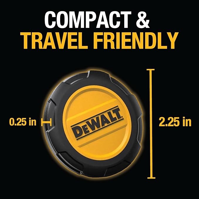 DEWALT Heavy Duty Wireless Charger, 15W Max Cell Phone Charger, Fast Wireless Charging Pad for MagSafe Compatible iPhone 17/16/15/14/13/12 Plus Pro Max, Includes Wall Mounting Plate (No AC Adapter)