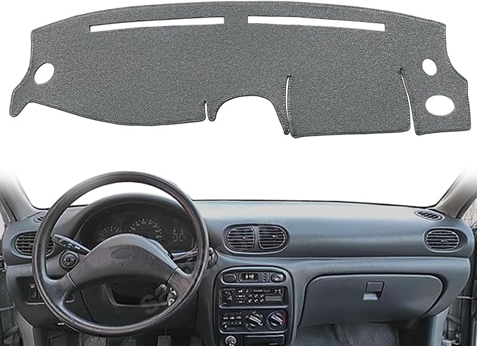 Dash Cover Mat Custom Fit for Hyundai Accent, Dashboard Cover Pad Carpet Protector F155 (Darkgray)