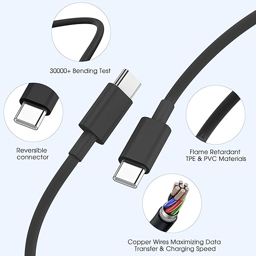 iPhone 17 16 15 Charger Fast Charging,20W USB C Wall Charger Block with 10ft Type C to C Cable Cord for Apple iPhone 17/17 Pro/17 Pro Max/17 Air/16/16 Plus/16 Pro/16 Pro Max/15 Pro Max/iPad Pro Black