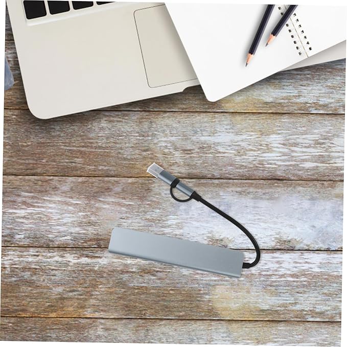 TEHAUX USB Hub Expander Type Connector for Laptops Fast Data Transfer for Printers Hard Drives and More No Driver Needed Portable Design