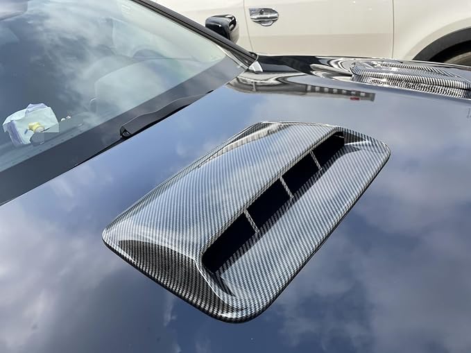 3PCS Car Hood Air Vents Universal Hood Vents for Car Hood Scoop Bonnet Vent Hood Air Intake Trim Cover