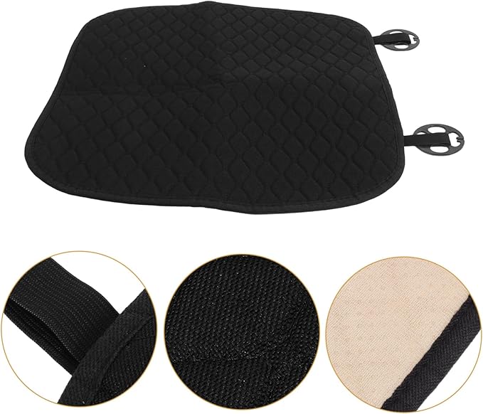 Luxshiny Car Lumbar Cushion - Seat Mat Back Support for Comfortable Driving Fit for All Vehicle Models Stylish Design for Year Use