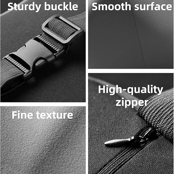Car Headrest Lumbar Support Cushion for Toyota Corolla Cross 2022 2023 2024, Ergonomic Car Seat Headrest Cushion for Neck Back Pain Relief Memory Foam Breathable Removable Cover for Office Chair Car