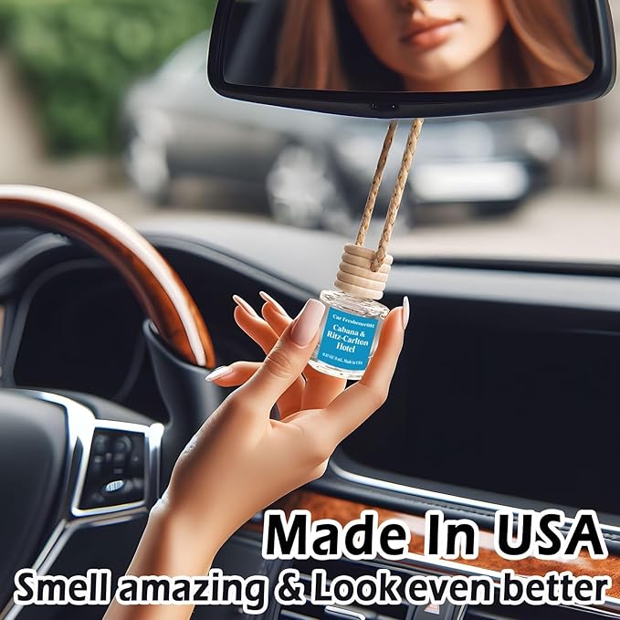 Car Air Freshener Hanging,Cute Air Diffuser for Car, Long Lasting Car Air Fresheners, Car Fresheners for Women, Made in USA(2 Pack)