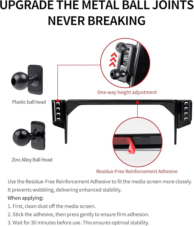 Car Phone Holder for Honda Accord 2023-2026 Accessories 7/9-Inch Screen Fixed Clip, 360° Rotation Phone Mount Compatible with MagSafe, Cell Phone Holder That Does Not Affect Air Vent