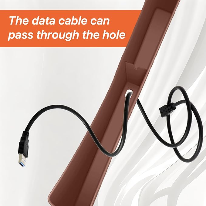2PCS Car Seat Gap Filler, Anti-Drop Vehicle Console Crevice Blocker with 2 Storage Areas, Seat Side Seam Organizer Plug from Droping, Universal Automotive Interior Accessories (Brown)